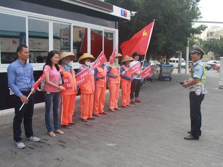 2017年10月24日，站交通崗